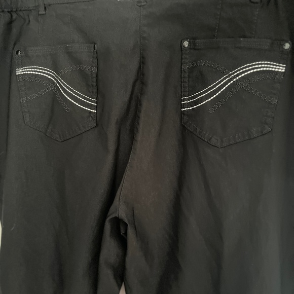 Tradition Black Petite Pants 18P - Picture 7 of 9